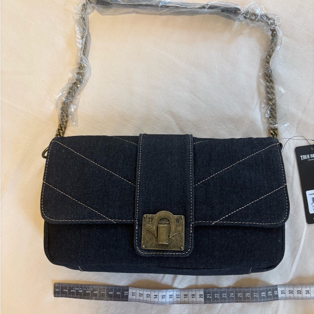 True Religion Denim Shoulder Bag Never Used